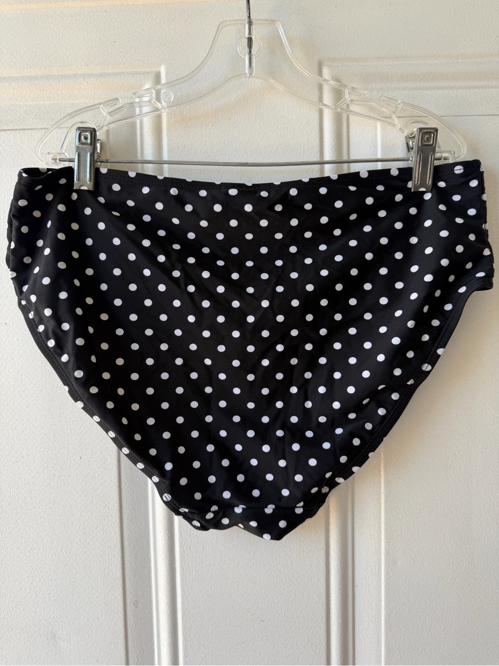 New York & Company Black with White Polka Dot Swim Bottoms Medium NWOT - Picture 4 of 9